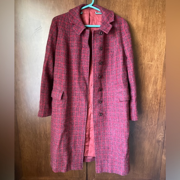Harris Tweed Vintage Women’s coat size M - Picture 2 of 14